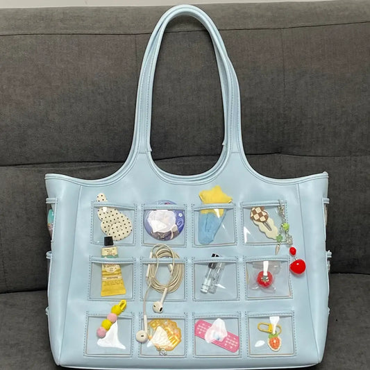 Pocket Diary Jelly Tote Bag