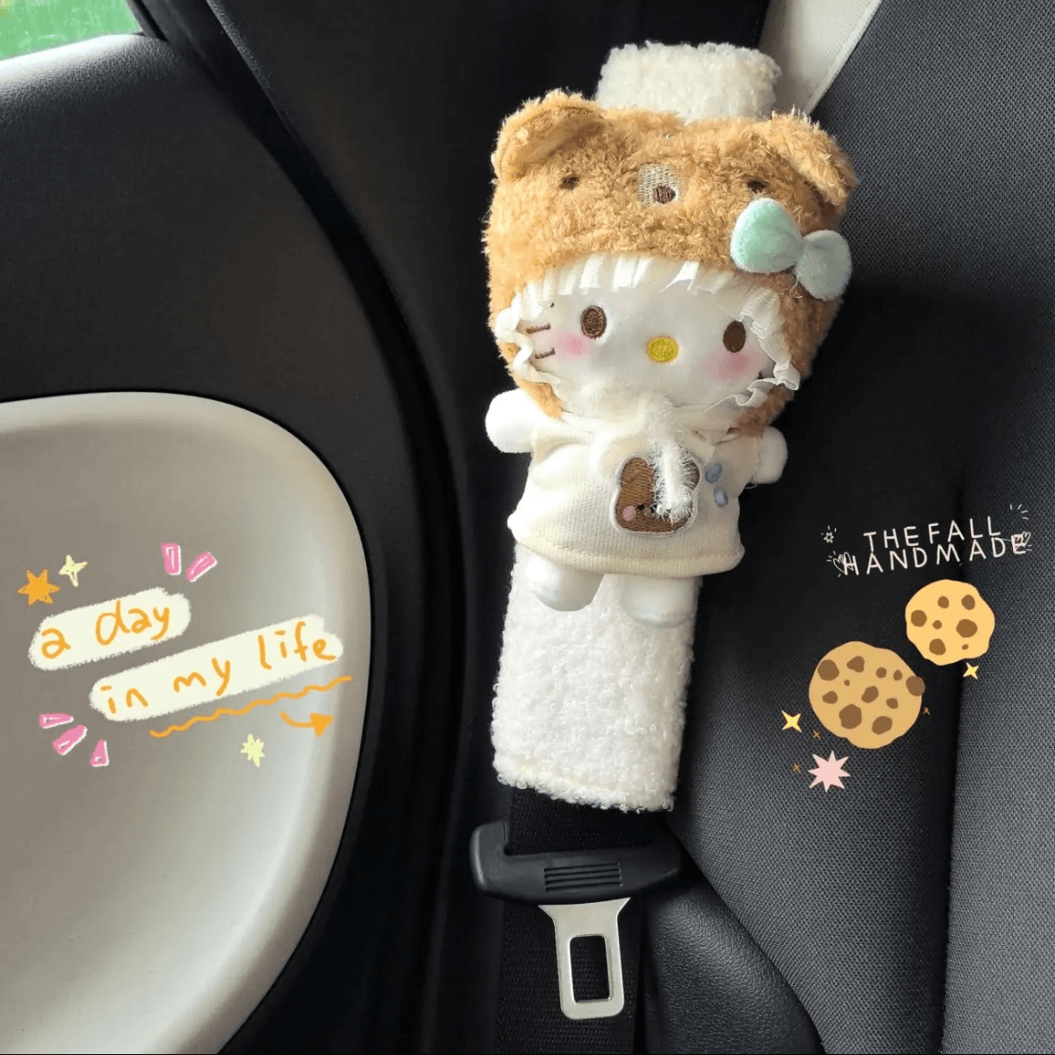 Cute Kitty Seat Belt Pad