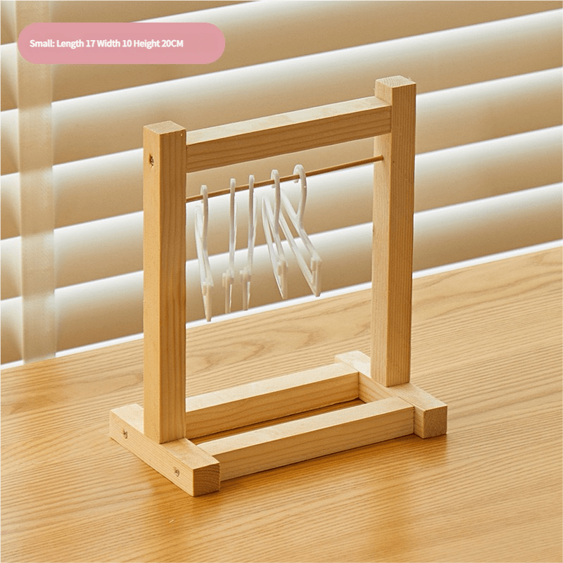 Doll Clothes Wooden Wardrobe - itswaii