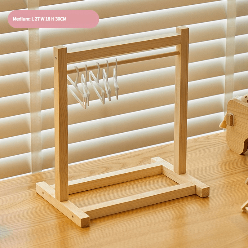 Doll Clothes Wooden Wardrobe - itswaii