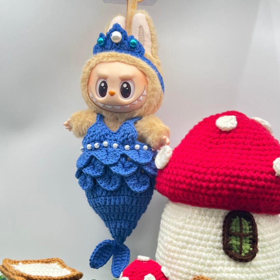 Hand - crocheted Mermaid Set - itswaii