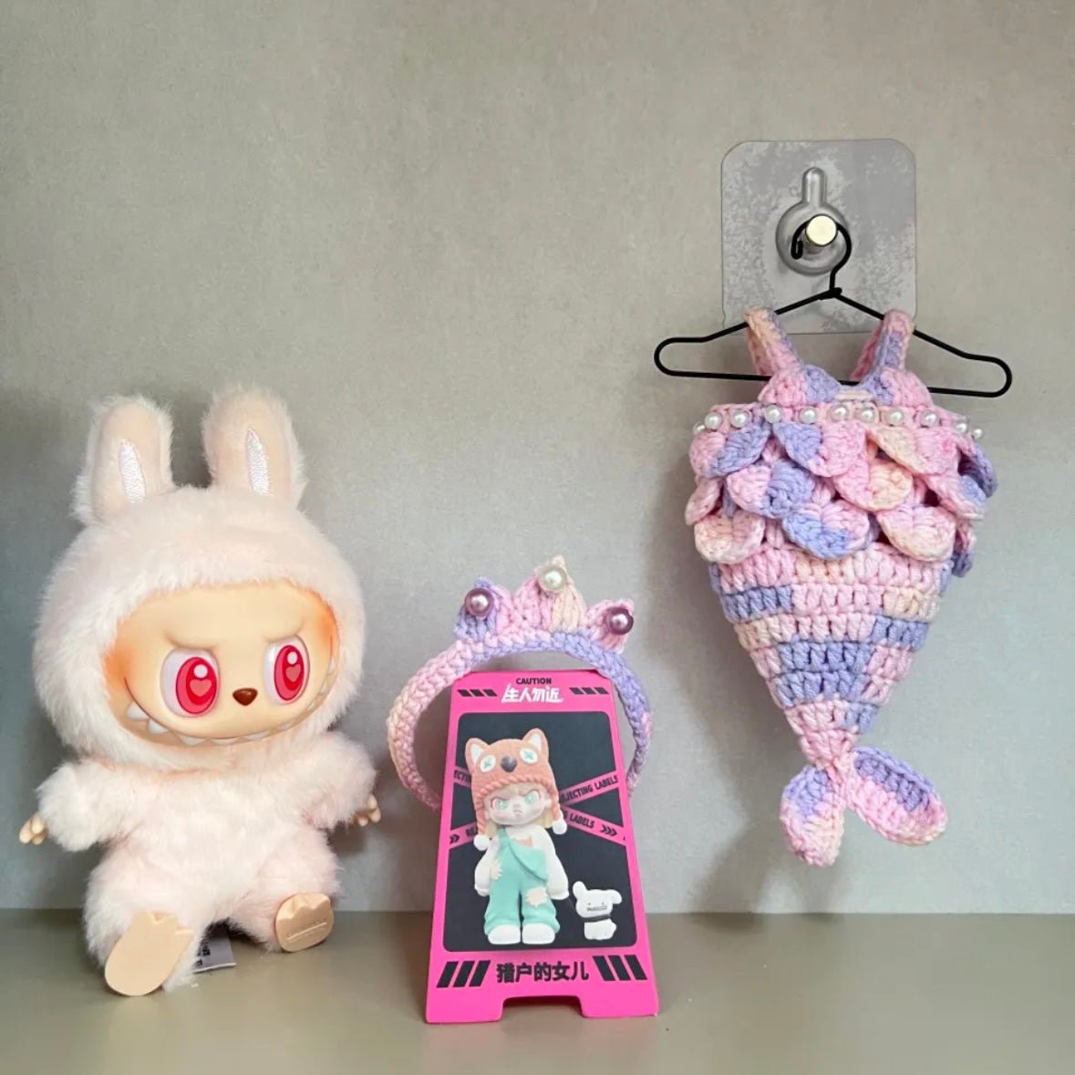 Hand - crocheted Mermaid Set - itswaii