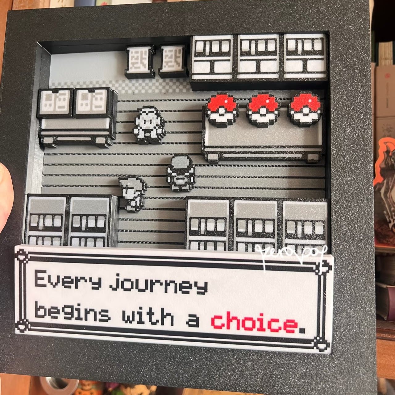 Pokemon 3D GBA Shadow Box Diorama - itswaii