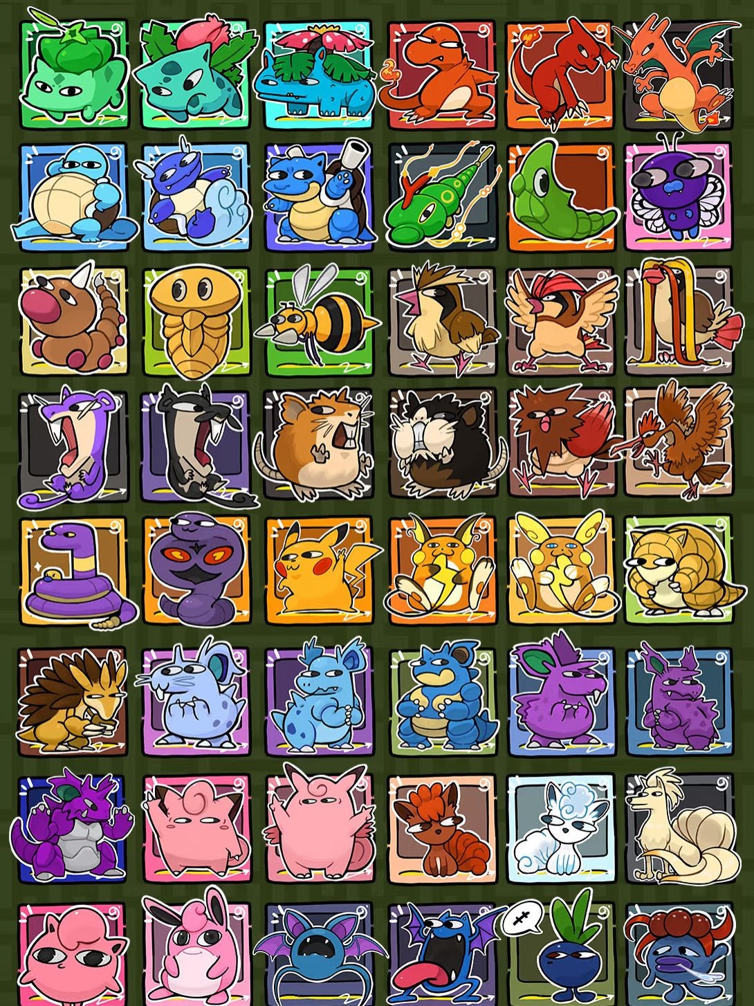 Pokemon Fridge Magnet Blind Box - itswaii