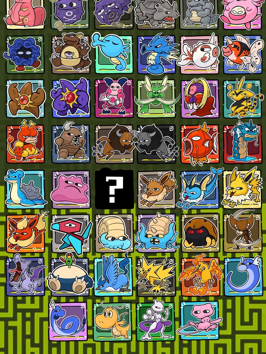 Pokemon Fridge Magnet Blind Box - itswaii