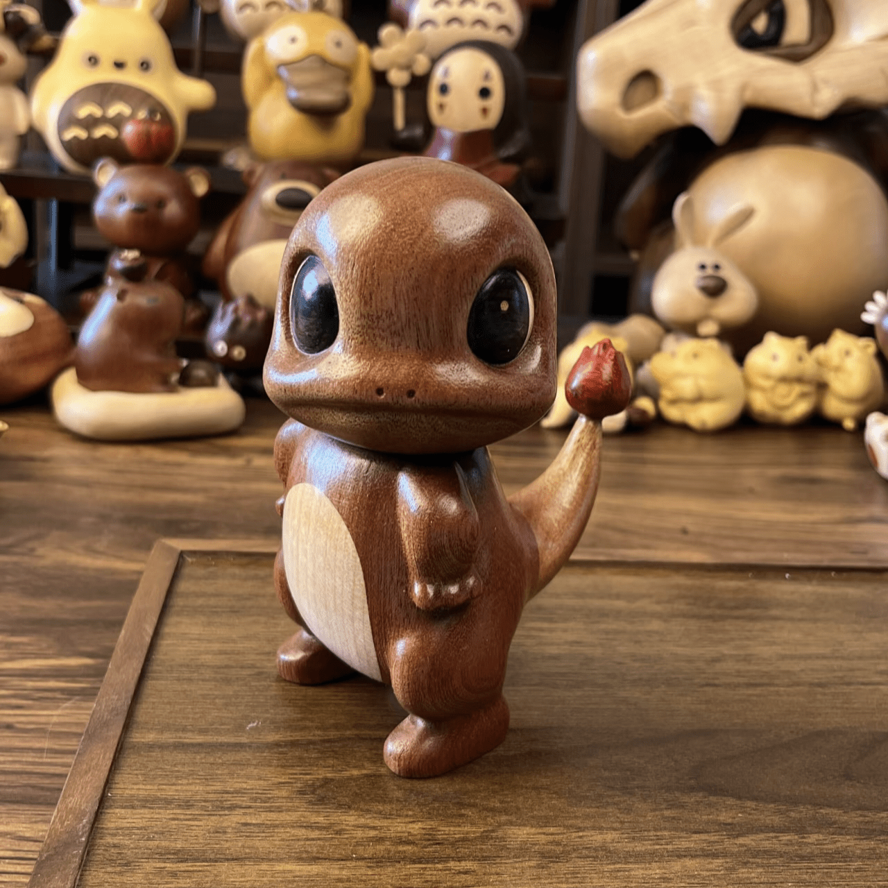 Wooden Charmander Figurine - itswaii
