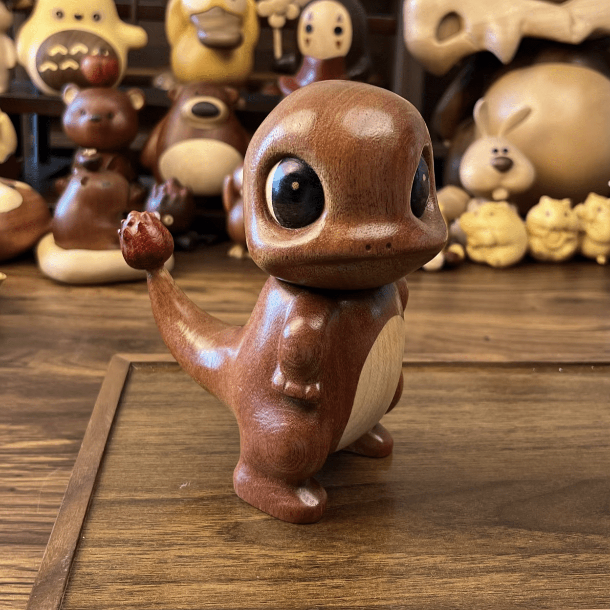 Wooden Charmander Figurine - itswaii