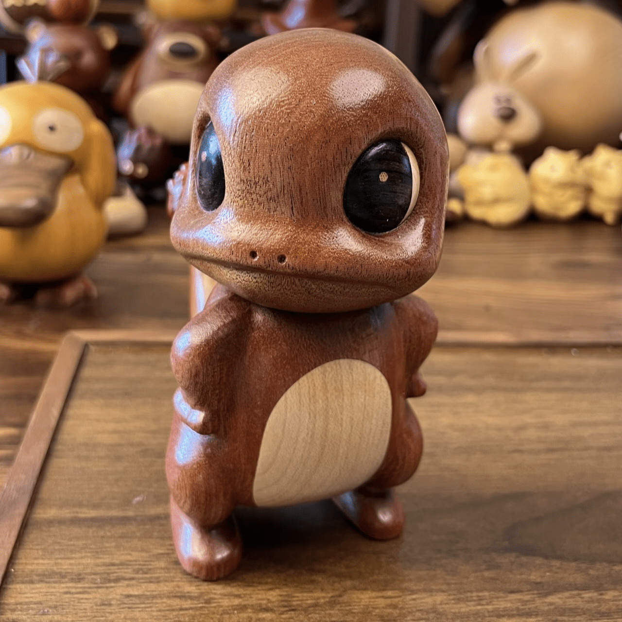 Wooden Charmander Figurine - itswaii
