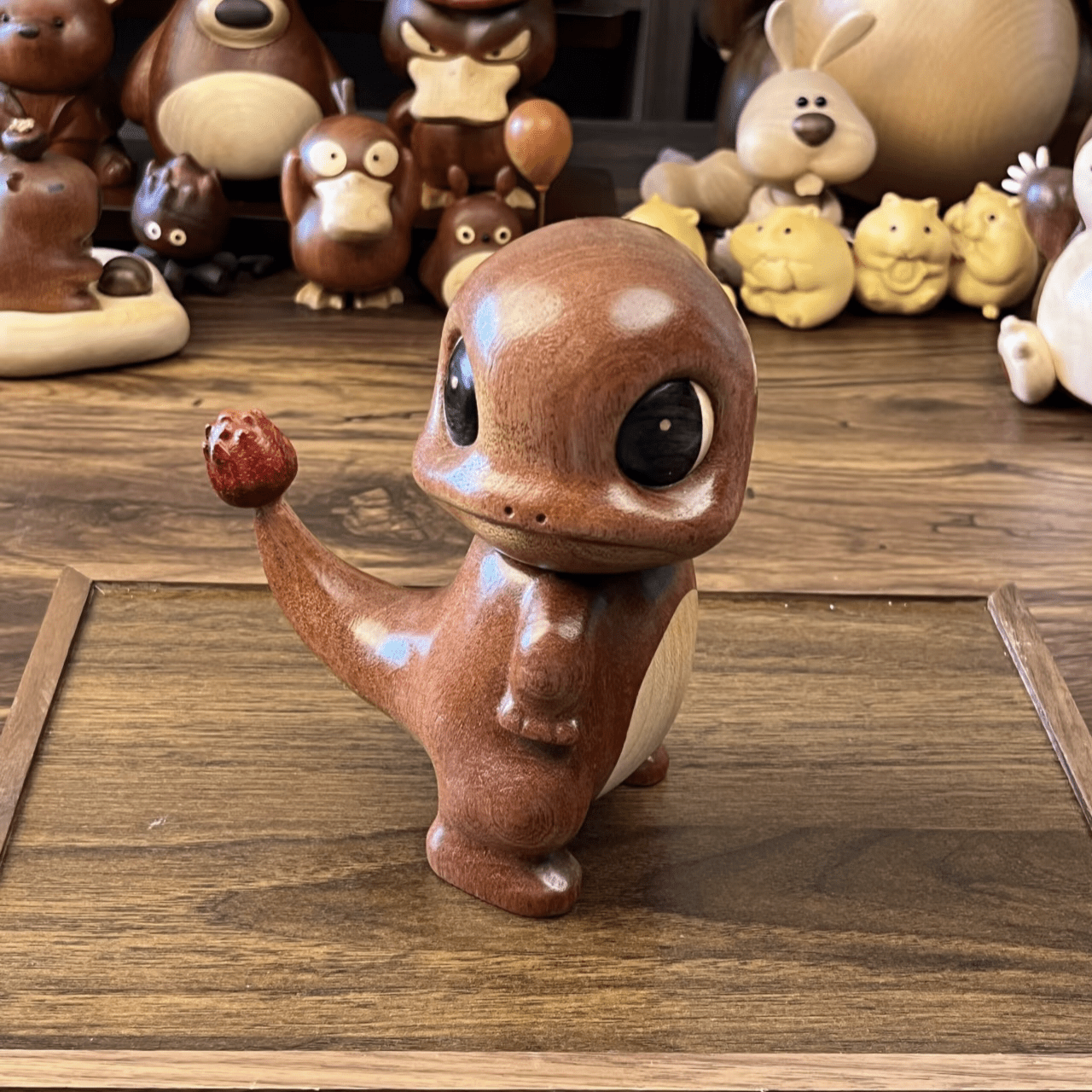Wooden Charmander Figurine - itswaii