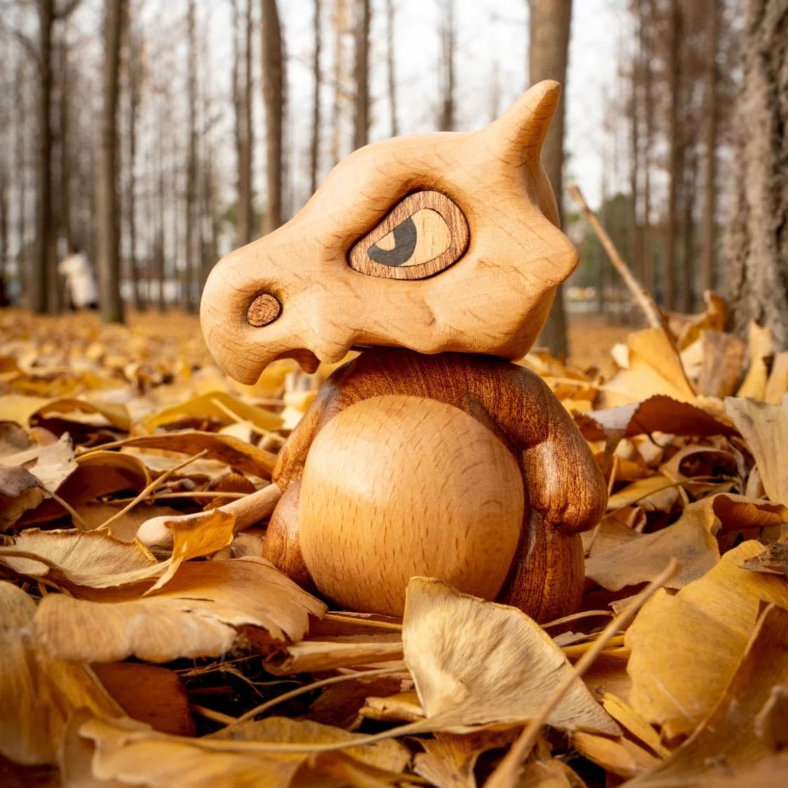 Wooden Cubone Figurine - itswaii