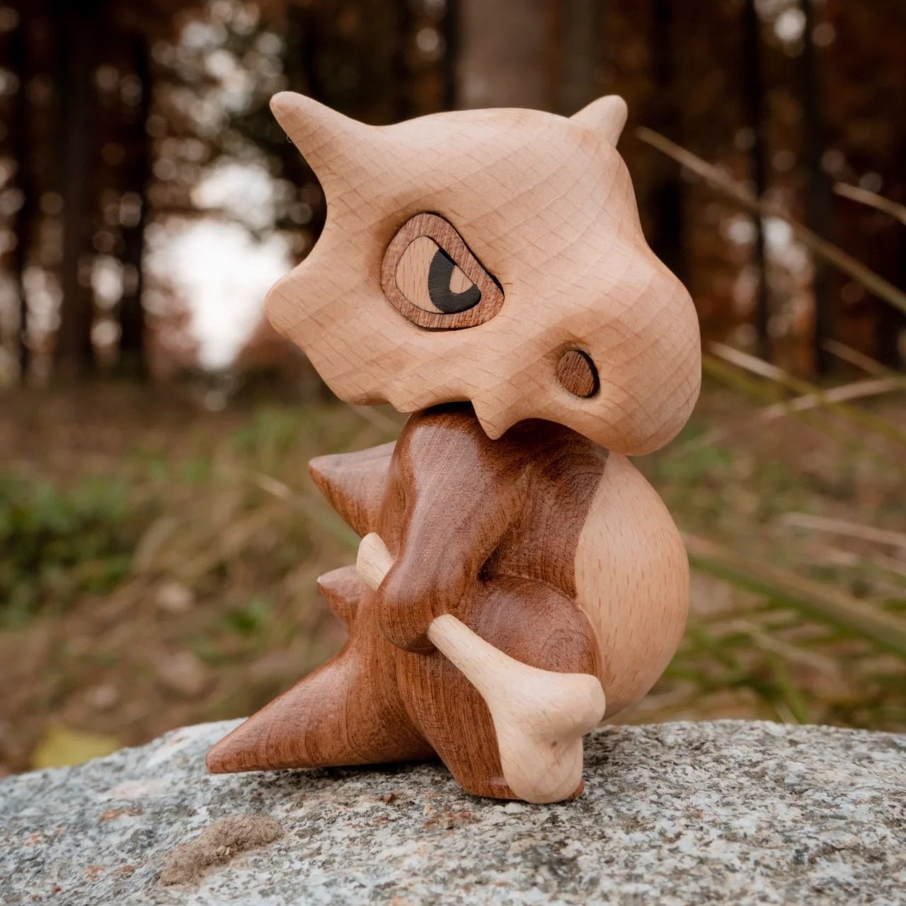 Wooden Cubone Figurine - itswaii