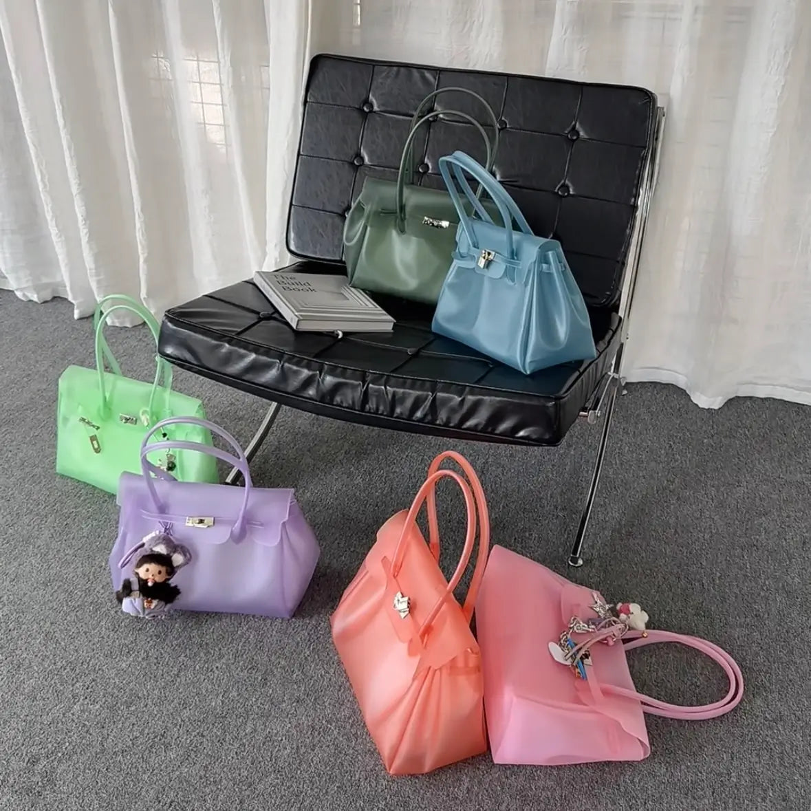 Transparent Jelly Birkin Bag (DIY Charm Pack Included)
