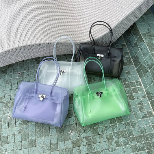 Jelly Transparent BK Bag