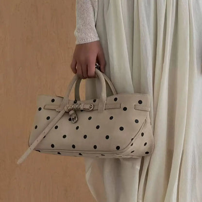 Korean Dot Suede Bag