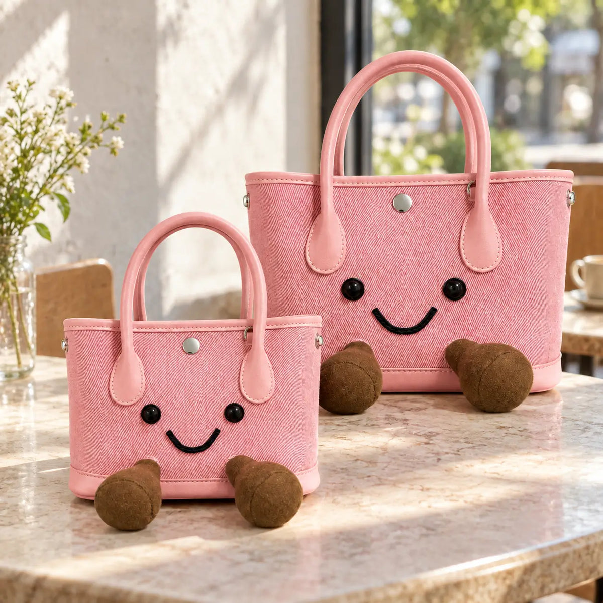 Happy Buddy Tote Bag