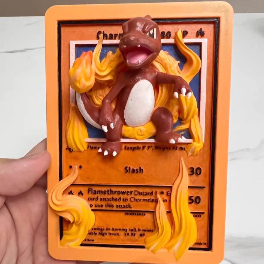 Pokémon 3D Card Decoration