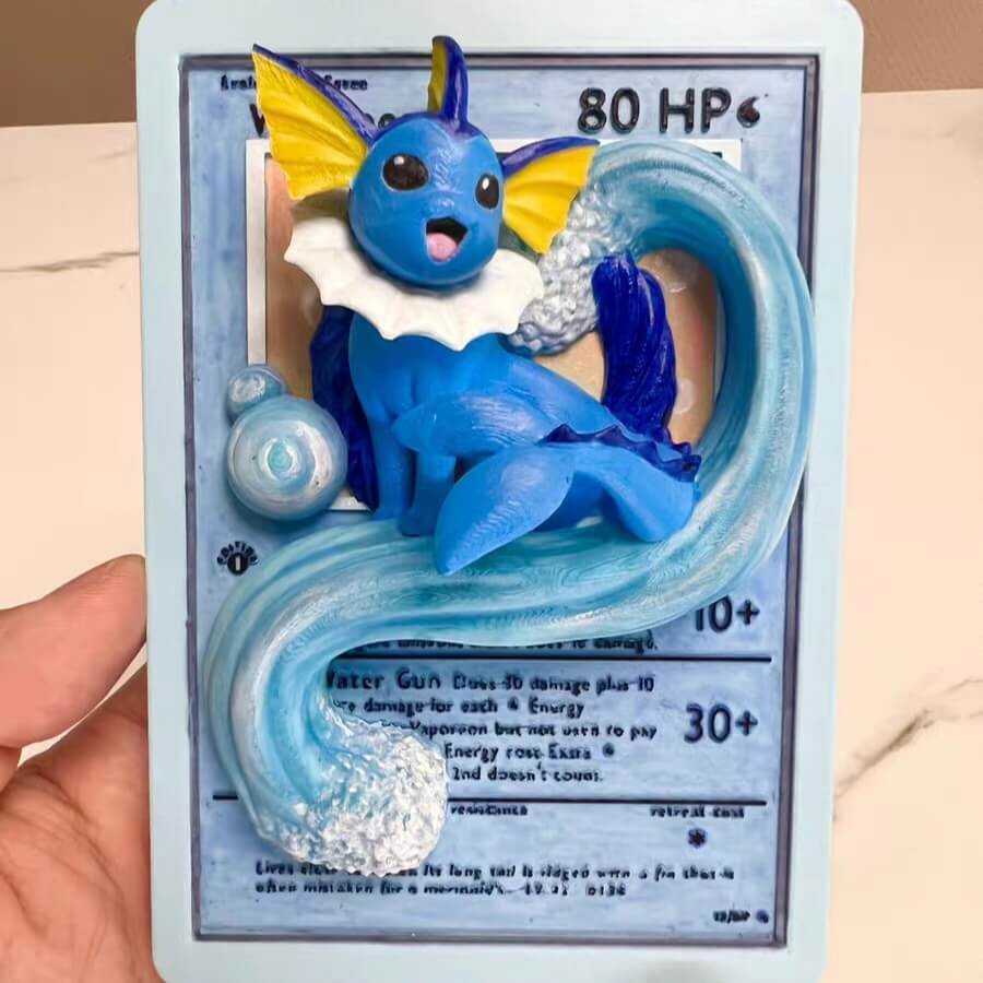 Pokémon 3D Card Decoration