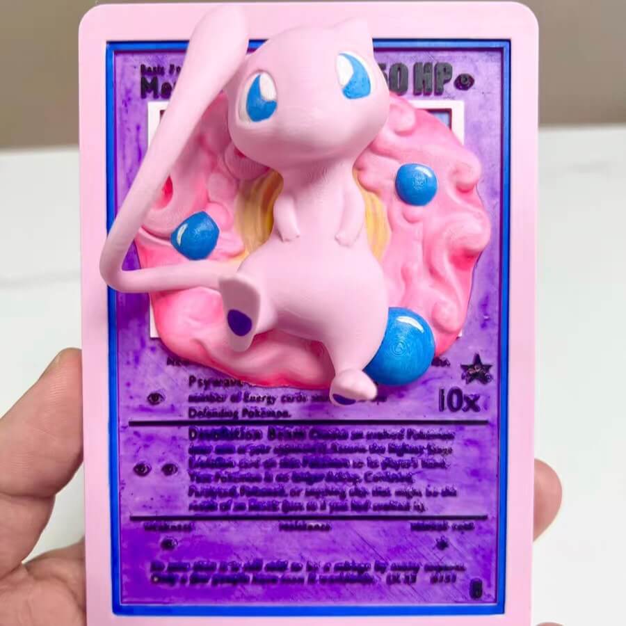 Pokémon 3D Card Decoration