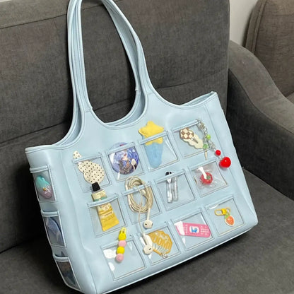 Pocket Diary Jelly Tote Bag