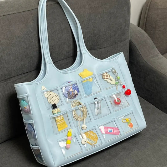 Pocket Diary Jelly Tote Bag