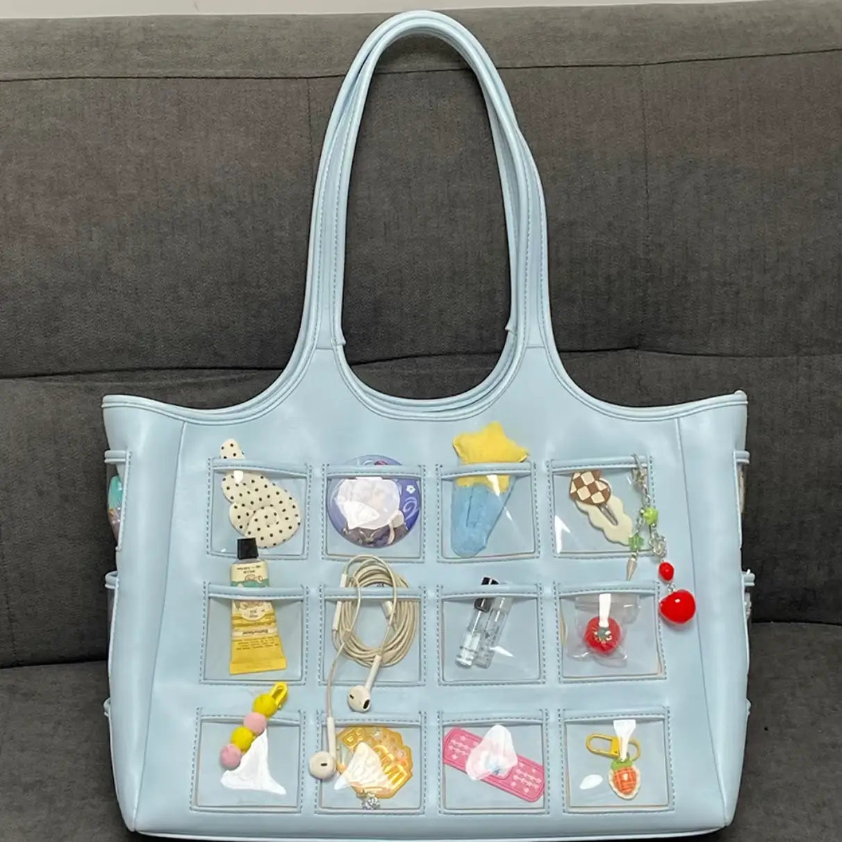 Pocket Diary Jelly Tote Bag