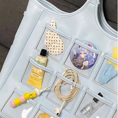 Pocket Diary Jelly Tote Bag