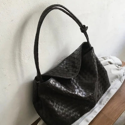 Woven Slouchy Hobo Bag