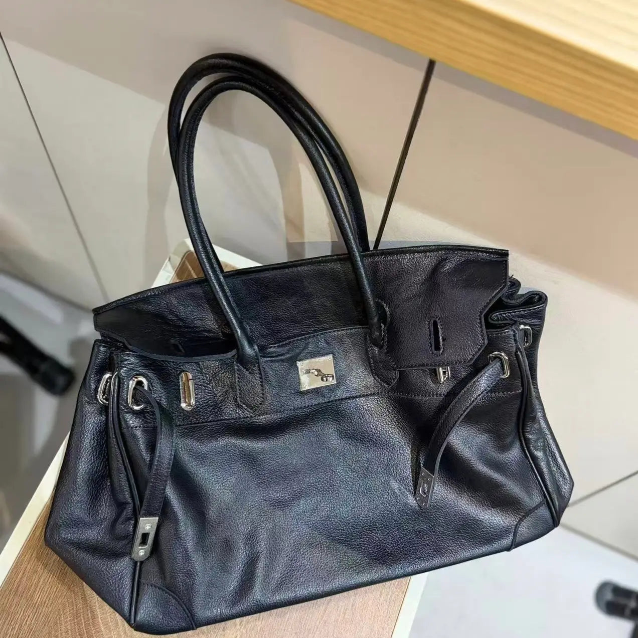 Vintage Leather BK Bag
