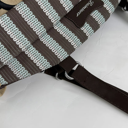 Bookish Pup Suede Tote