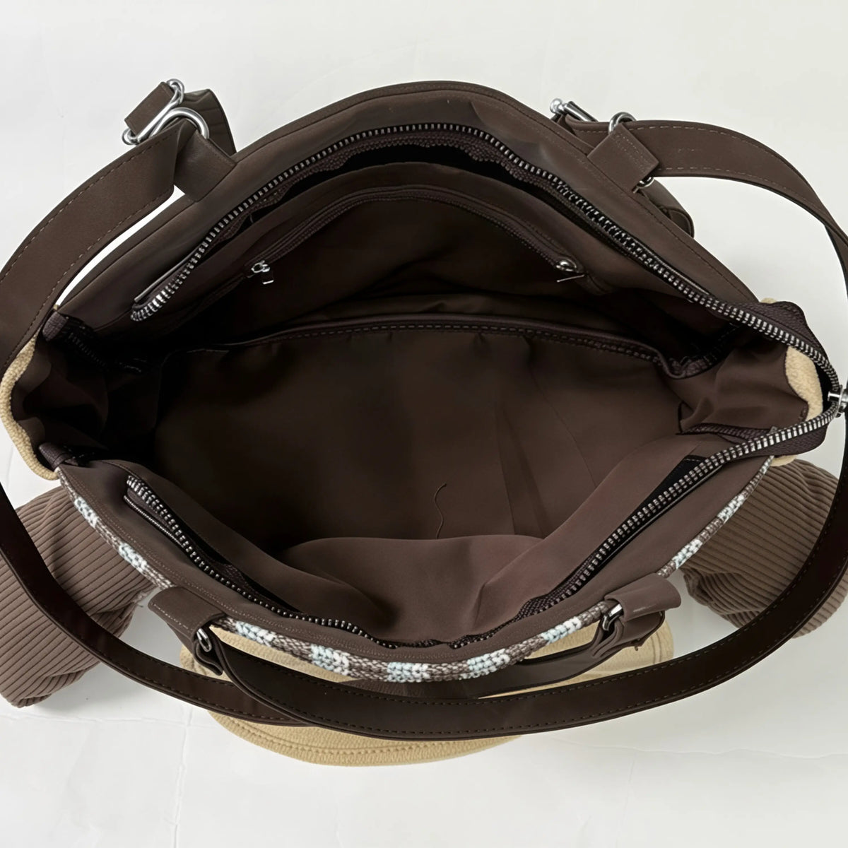 Bookish Pup Suede Tote