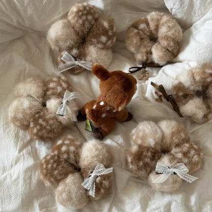 Bambi Fluffy Scrunchie