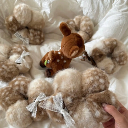 Bambi Fluffy Scrunchie