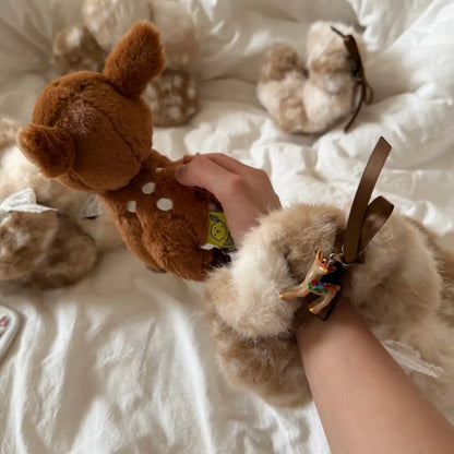 Bambi Fluffy Scrunchie