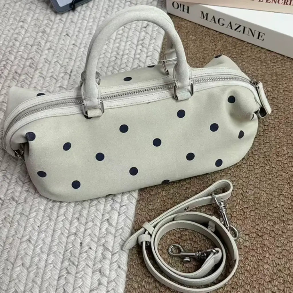 Korean Dot Suede Bag