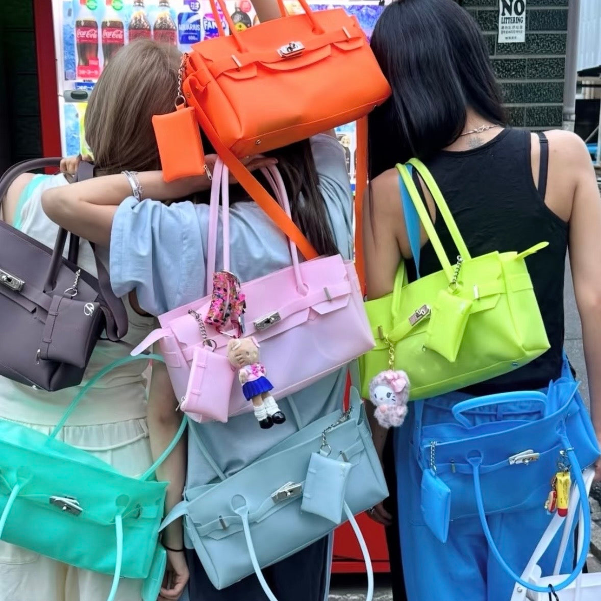 New Arrival | Horizontal Jelly Vintage BK Bag