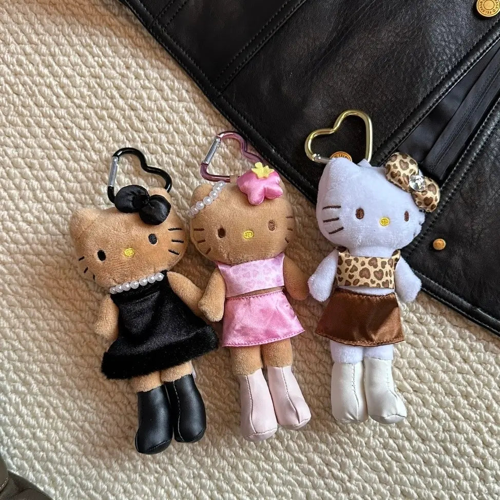 Black Skin Long Legs Bag Charm