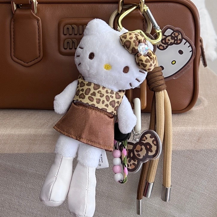 Black Skin Long Legs Bag Charm