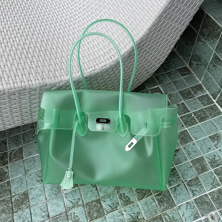 Jelly Transparent BK Bag