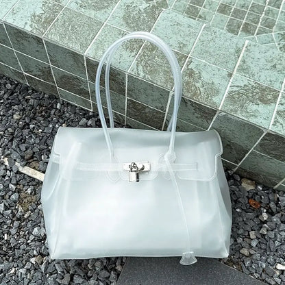 Jelly Transparent BK Bag