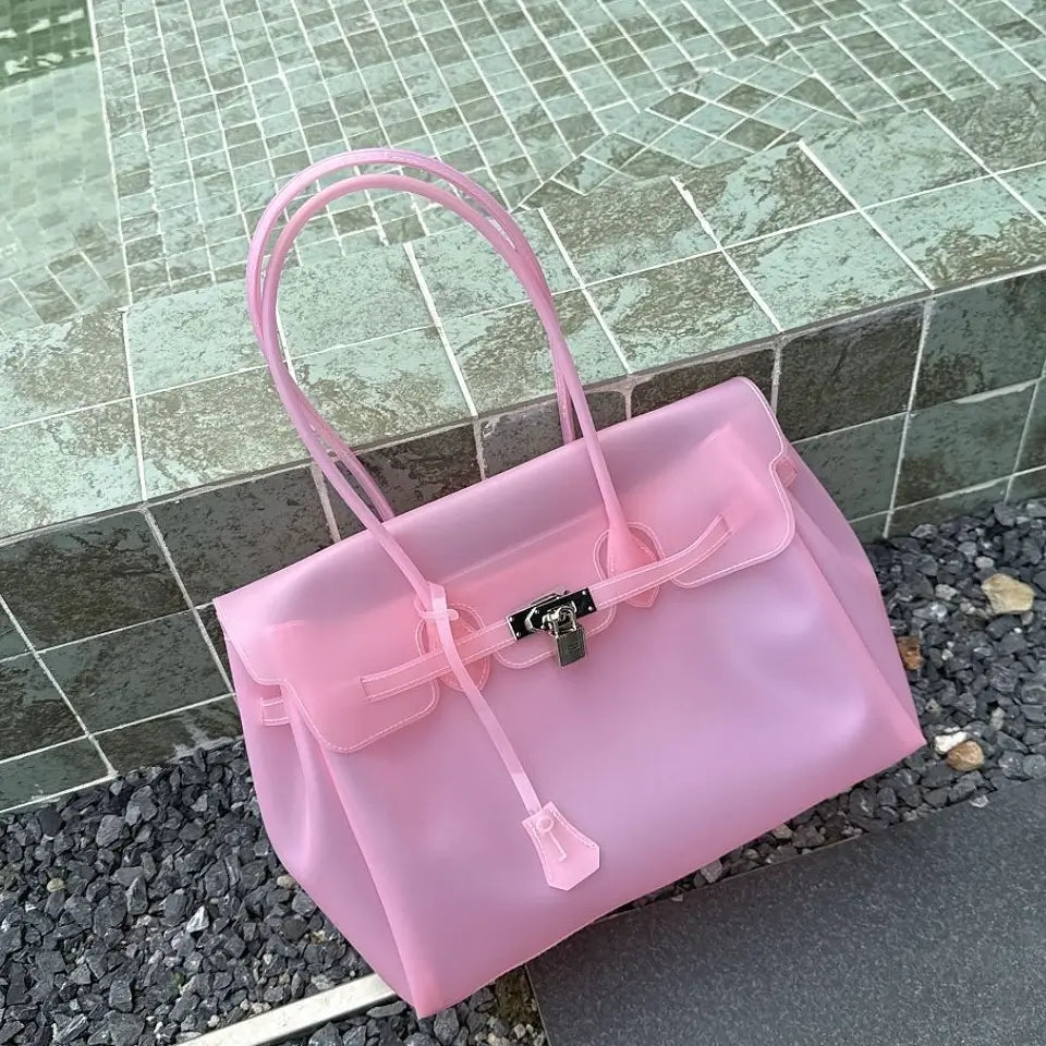 Jelly Transparent BK Bag