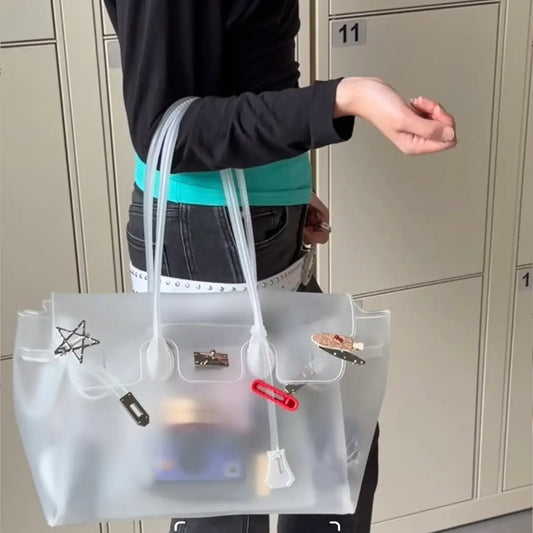 Jelly Transparent BK Bag