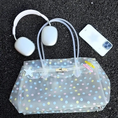 Jelly Transparent BK Bag