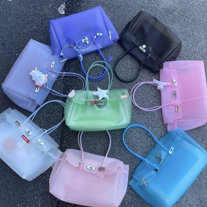 Transparent Jelly Birkin Bag (DIY Charm Pack Included)