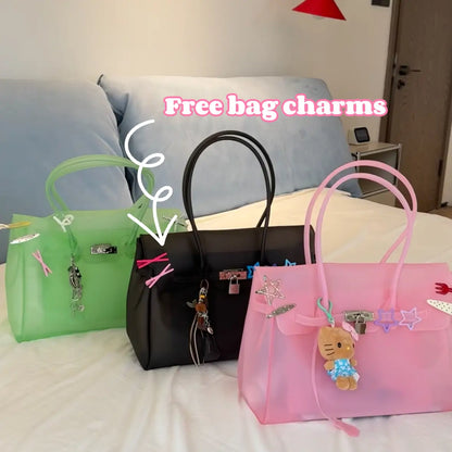 Transparent Jelly Birkin Bag (DIY Charm Pack Included)