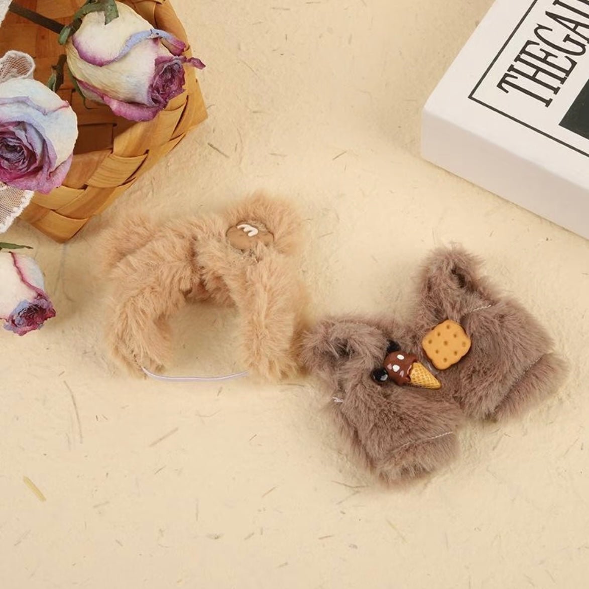 Bear & Rabbit Overalls Set - itswaii