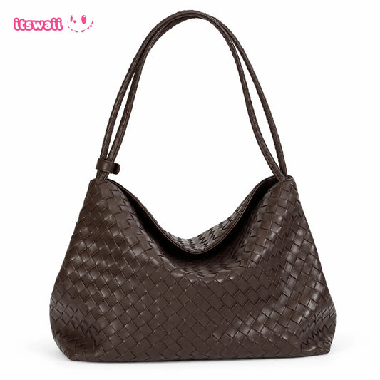 Woven Slouchy Hobo Bag