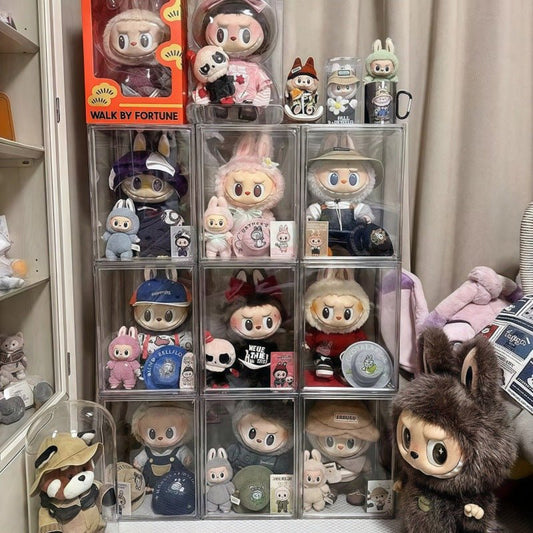 Clear Acrylic Display Case for Labubu - itswaii