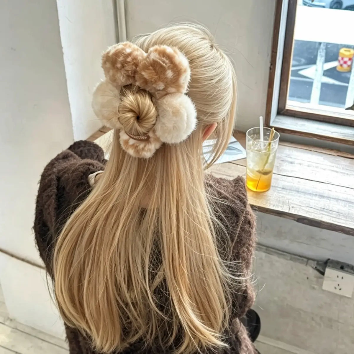 Bambi Fluffy Scrunchie