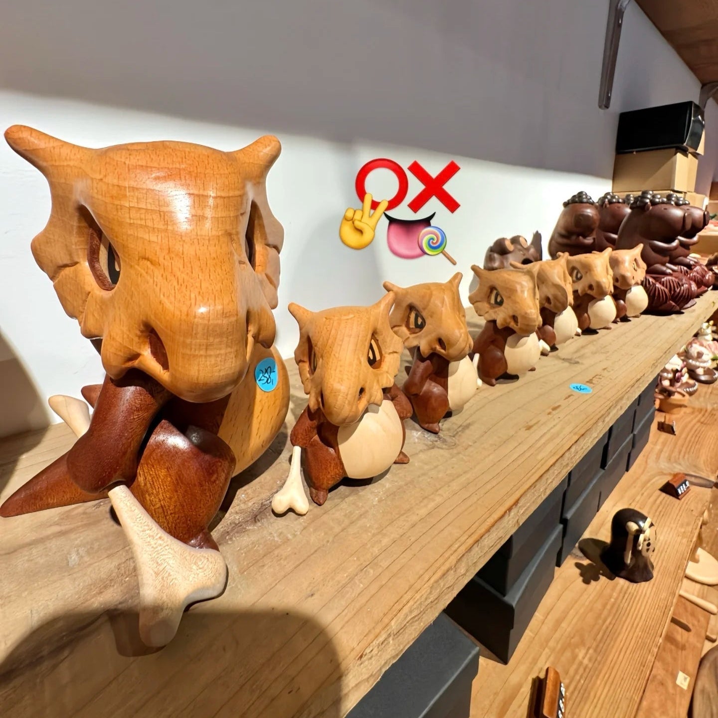 Wooden Cubone Figurine - itswaii