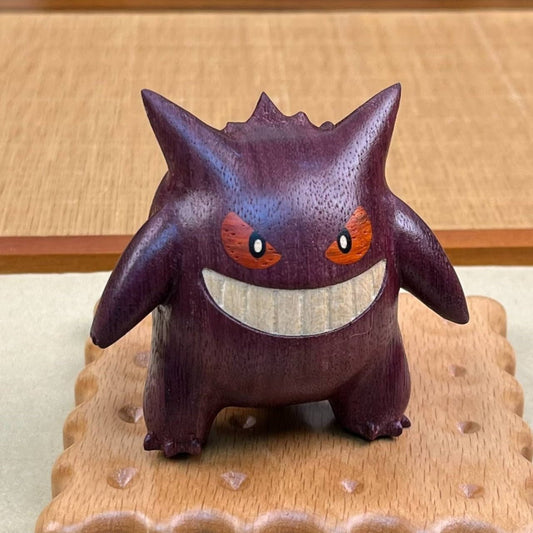 Wooden Gengar Figurine - itswaii